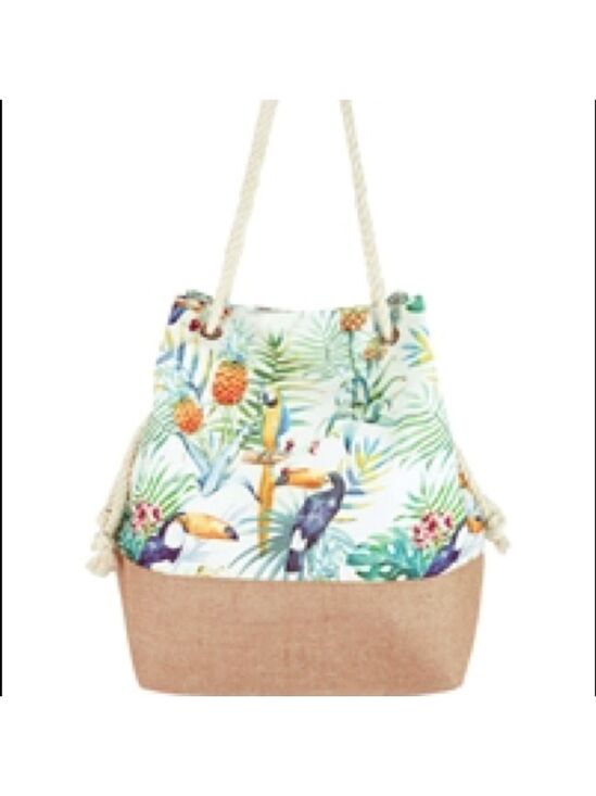 Handbags - Tropical Pineapple Hibiscus Sandbag